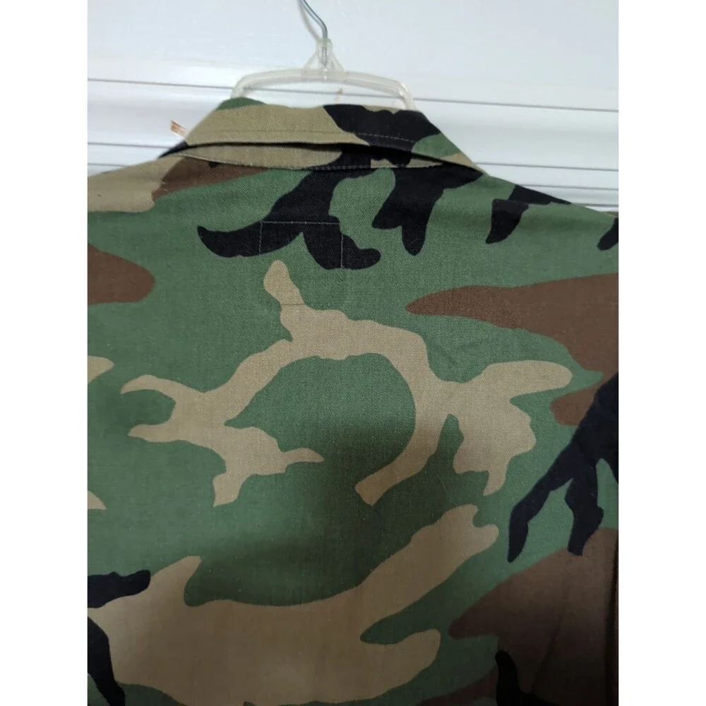Vintage-inspired U.S. Army camouflage field jacket, Size Large